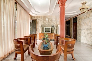 Lobby sitting area