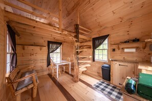 Interior - Dogwood Cabin - Off Grid (Chesterhill)