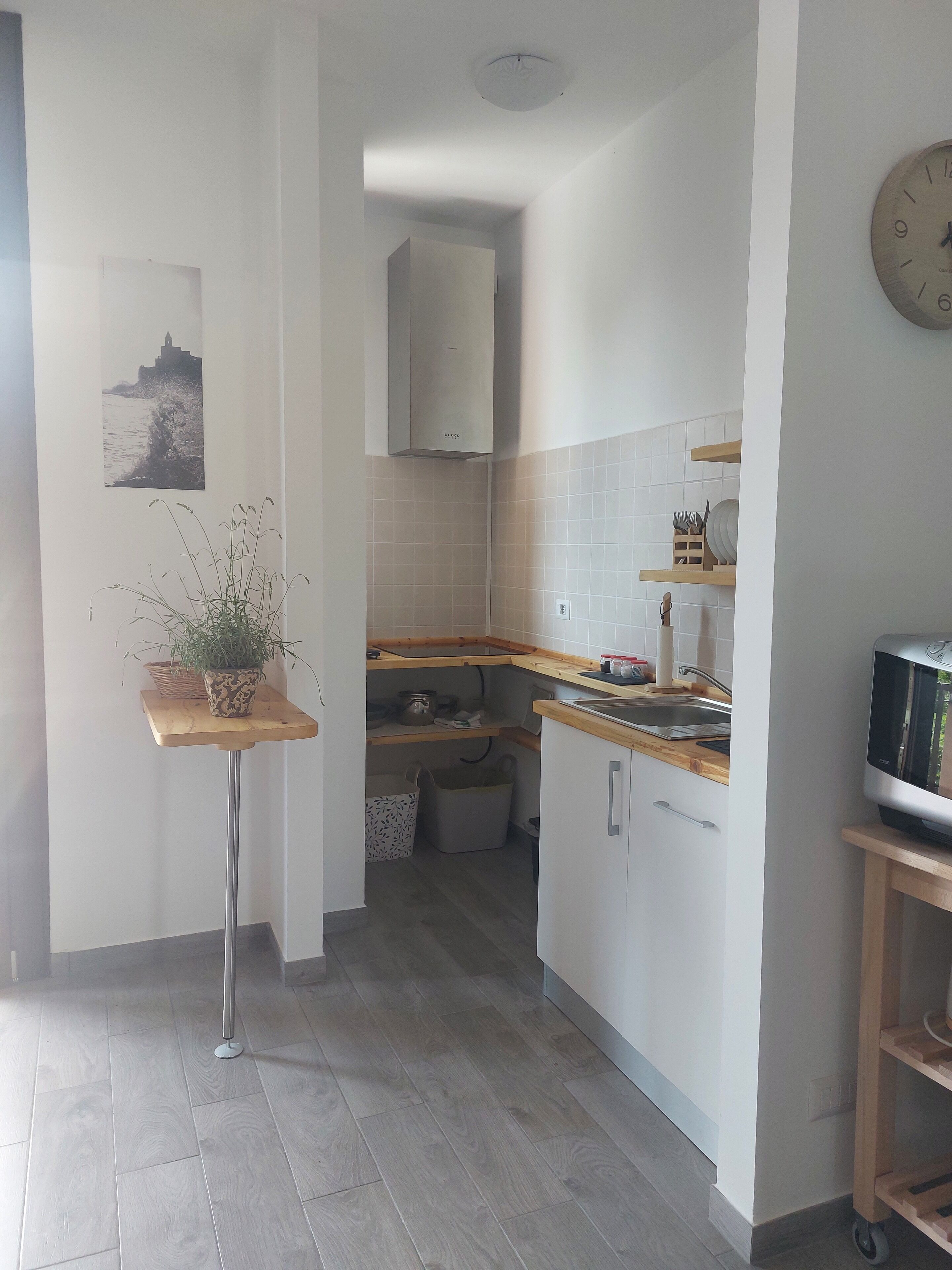 Réfrigérateur, micro-ondes, plaque de cuisson, lave-vaisselle