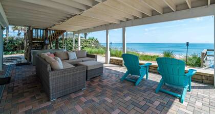 Oceanfront Ponte Vedra Beach House: Hot Tub, Putting Green, Fire Pit!