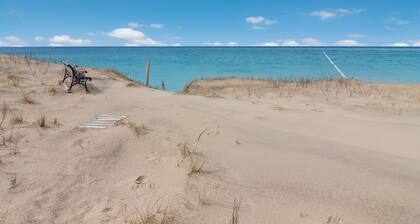 Griners Life Saving$ Station on Lake Michigan w/ Private Beach, Pet-Friendly