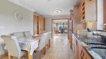 Fridge, dishwasher, electric kettle, toaster