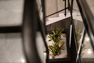 Interior entrance