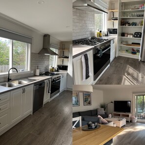 Mikrobølgeovn, ovn, kokeplater og oppvaskmaskin