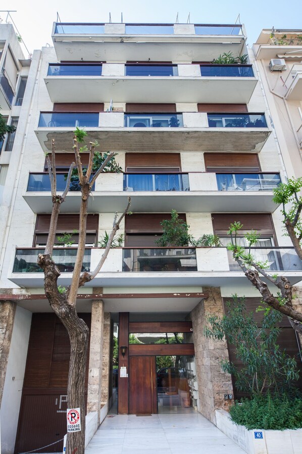 Voorkant van accommodatie