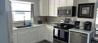 Peaceful Waterfront Home on St. Johns with large porch and dock.