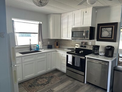 Peaceful Waterfront Home on St. Johns with large porch and dock.