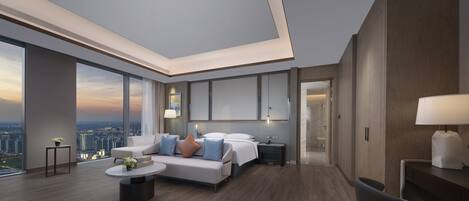 高級寢具、羽絨被、迷你吧、客房內保險箱