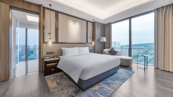 Suite (Panorama) | 1 habitación, ropa de cama de alta calidad, edredón y minibar