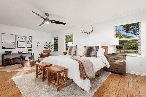 3 habitaciones, wifi, ropa de cama y acceso para silla de ruedas 