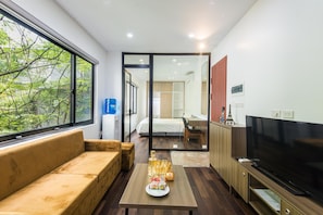 View from room - David Housing in Linh Lang near Lotte (Hanoi)