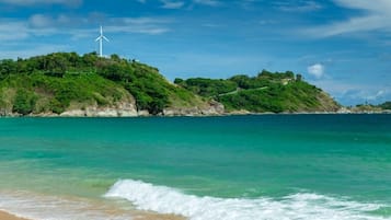 Beach nearby, white sand