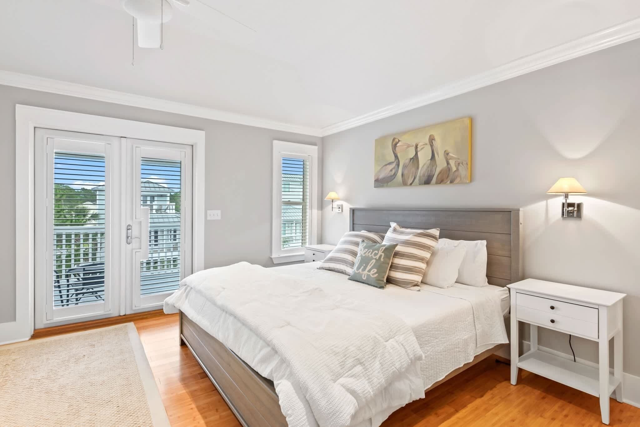 5 dormitorios, tabla de planchar con plancha, cuna de viaje y wifi