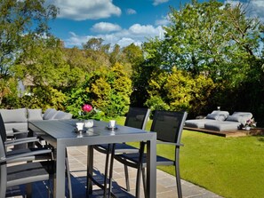 Outdoor dining - Reet & Residence - Luxus Ferienhaus Sylt (Sylt)