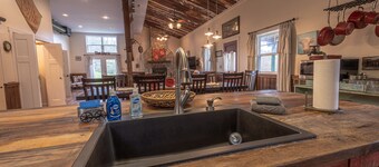 Beautifully renovated Horse Stable on 14 mountain acres walking distance to town