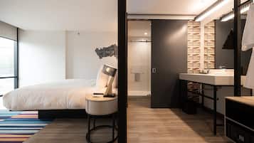 Zimmer, 1 King-Bett, Stadtblick