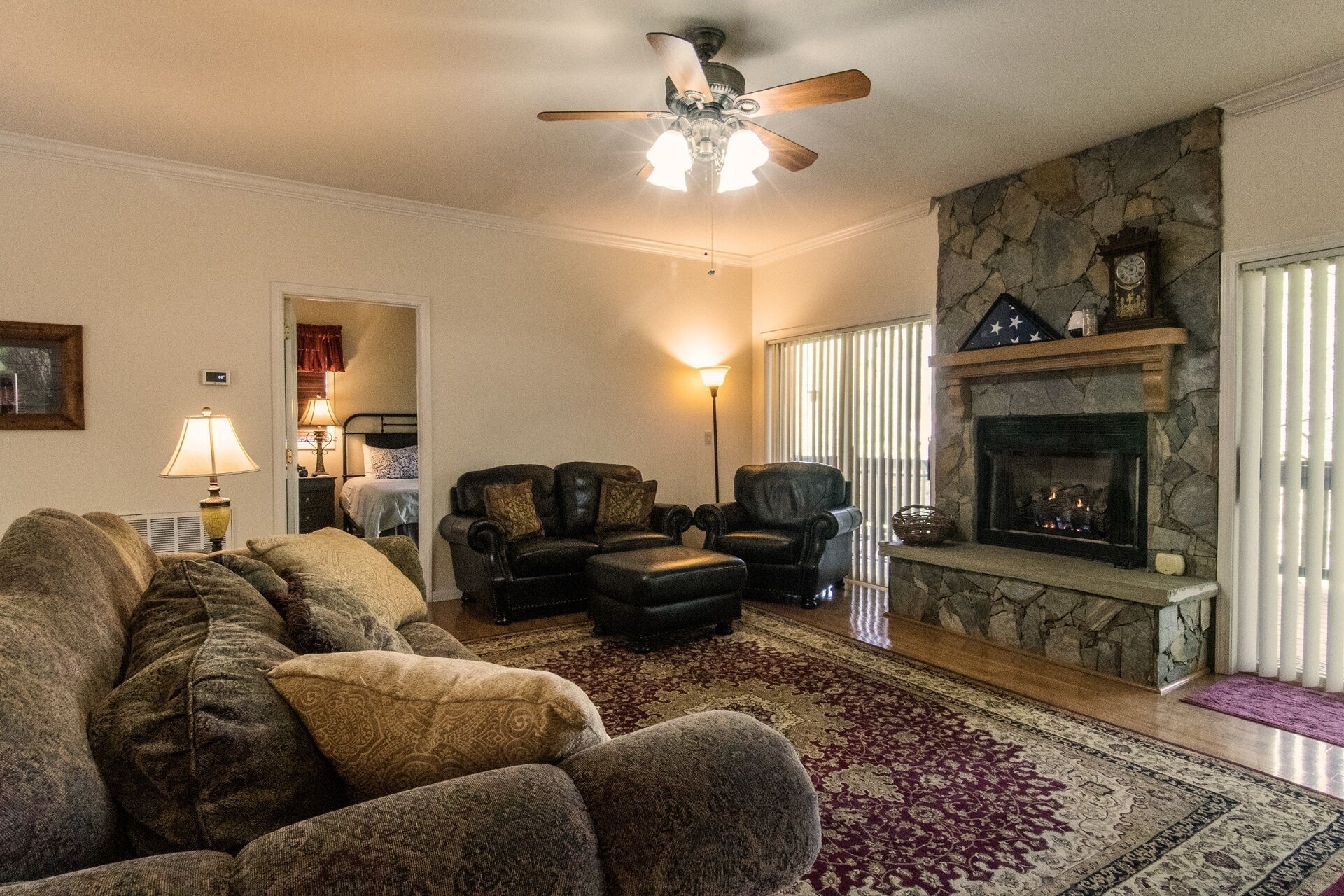 Condo w/ Creek, Golf & Mtn Views, Only 5 Steps to get in and Washer & Dryer!