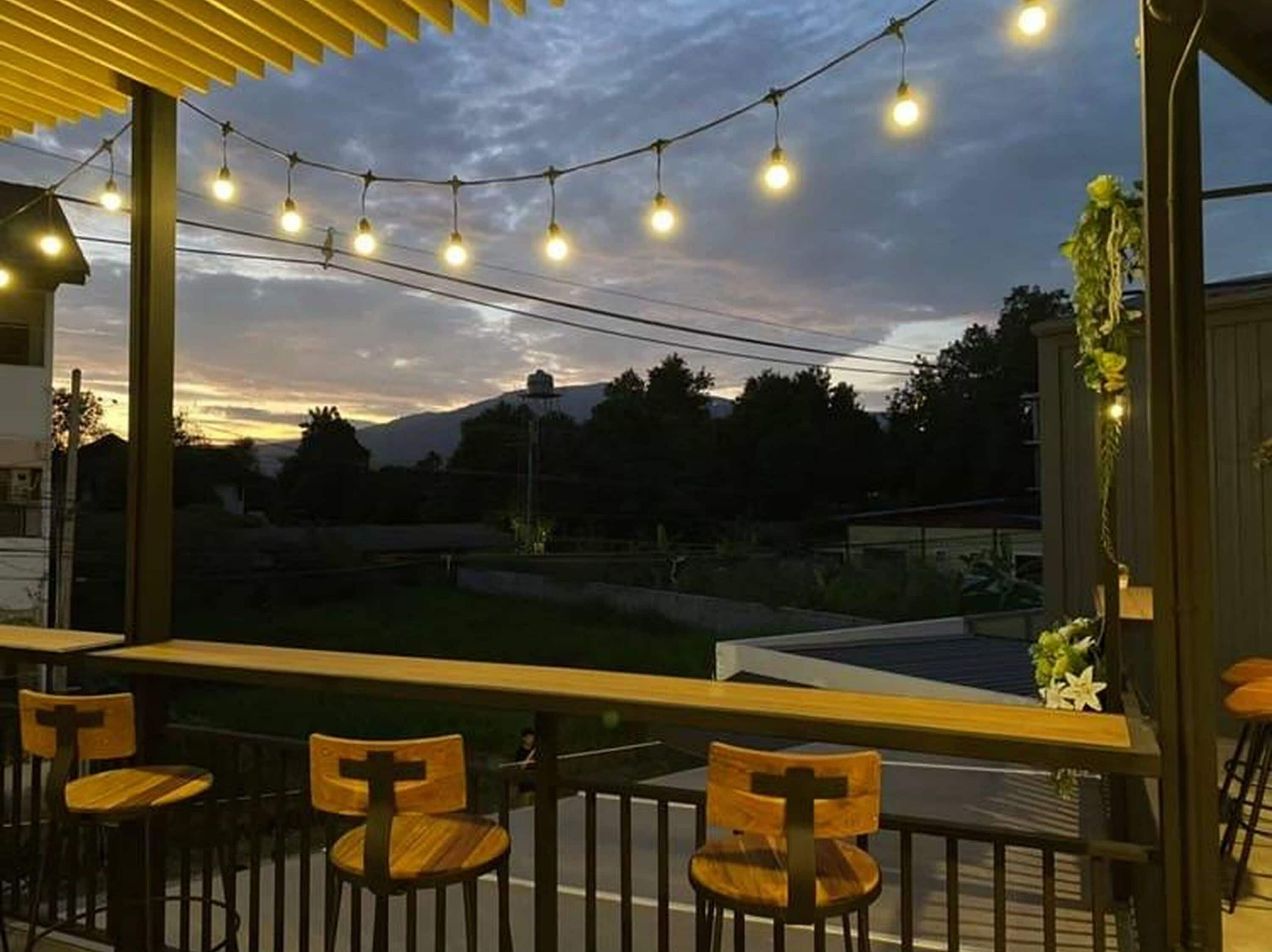 front of property – evening/night