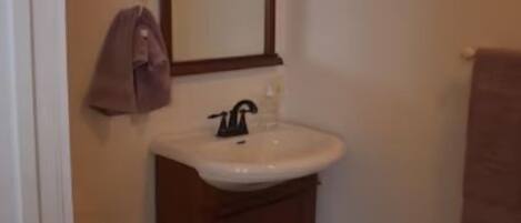 Towels, soap, toilet paper