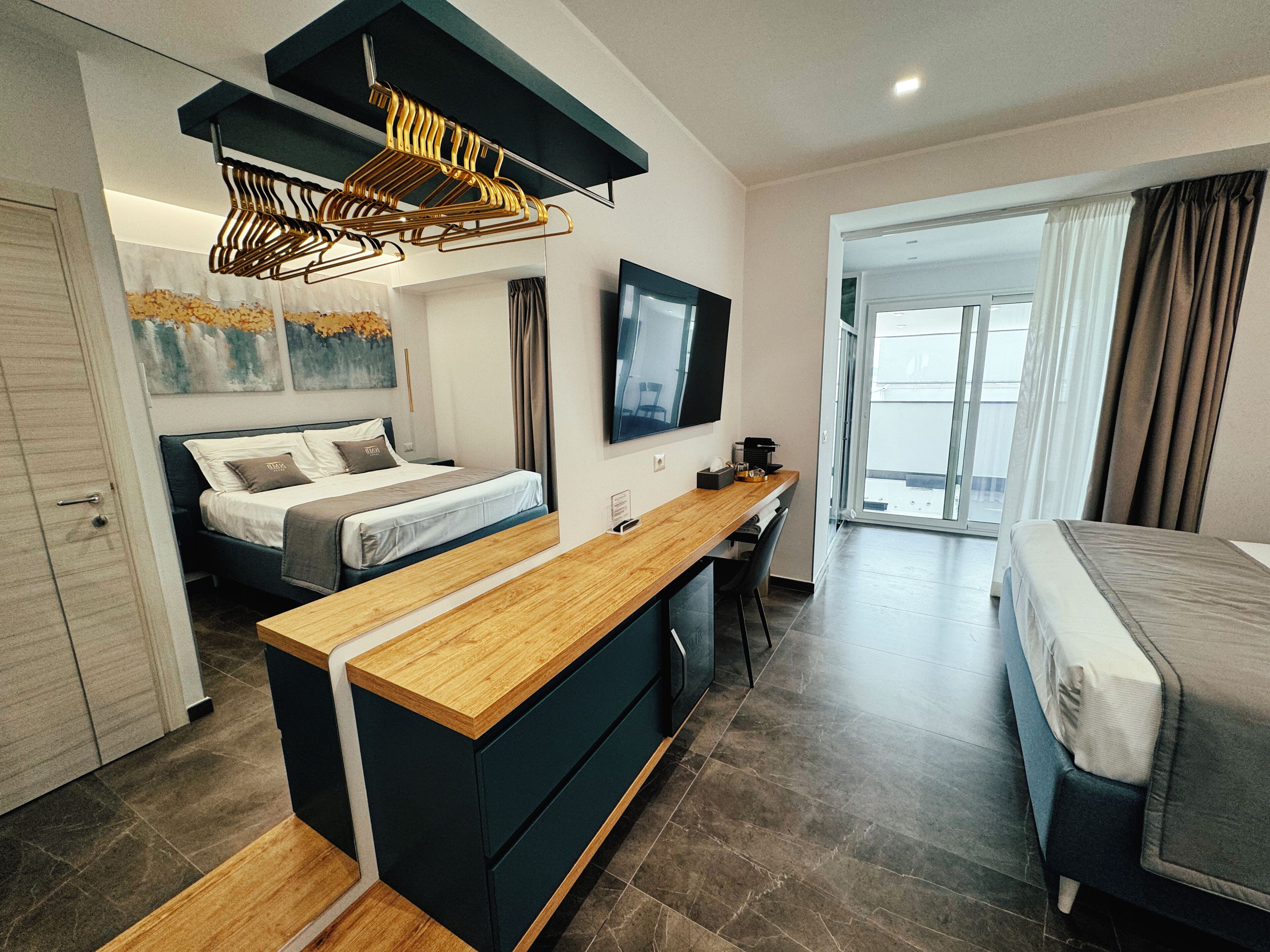 Luxury-Zimmer, 1 Queen-Bett, Whirlpool, Meerblick | Strand-/Meerblick