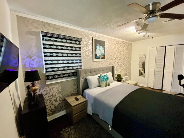 1 bedroom, iron/ironing board, WiFi, bed sheets - Magnolia Suite Vacation Home -Private Entry, Old Canton N. Jackson (Jackson)