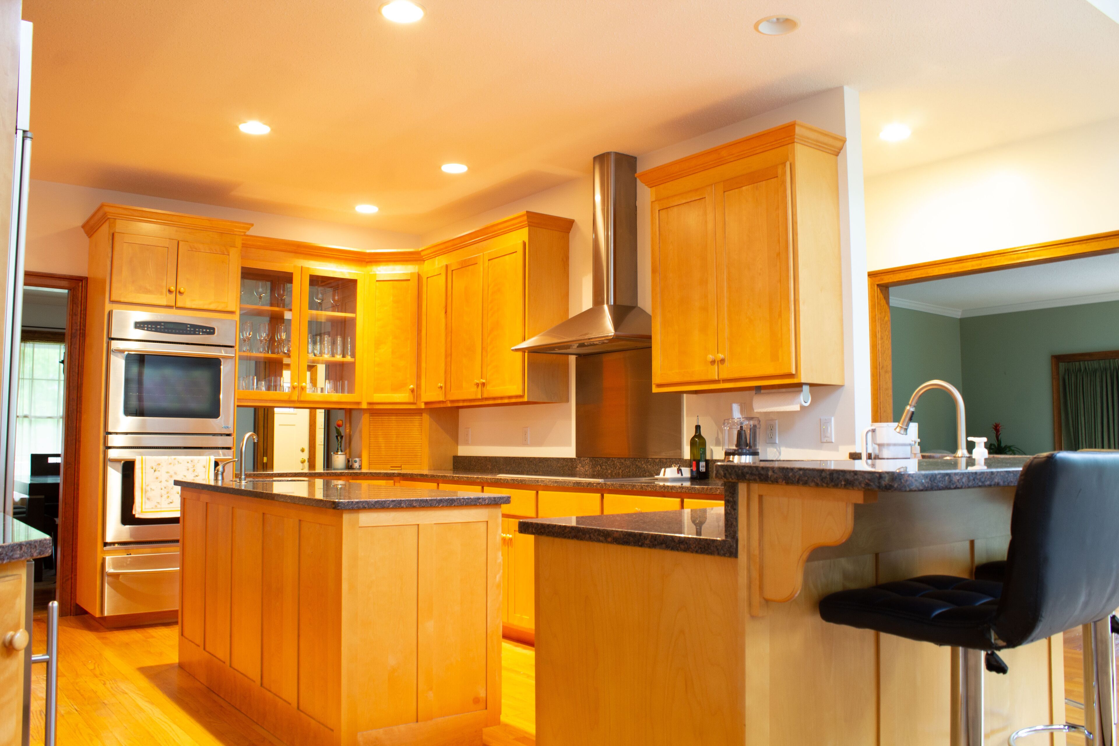 Large house with game-room, deck, bbq grill, basketball/volleyball nets. 