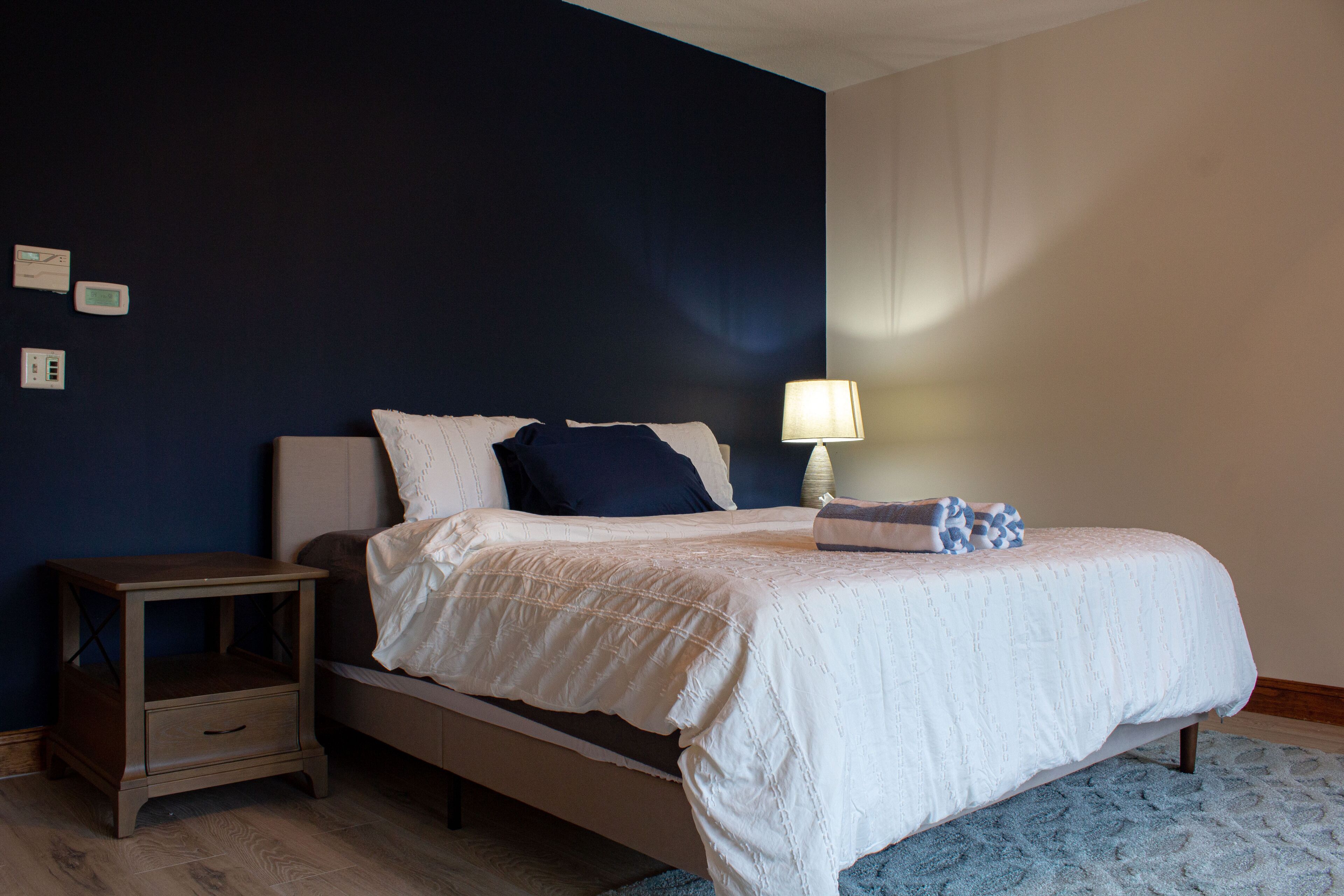 Large house with game-room, deck, bbq grill, basketball/volleyball nets. 