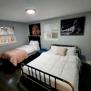 3 soveværelser, skrivebord, strygejern/strygebræt, gratis Wi-Fi