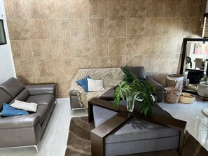 TV, Netflix, heated floors, streaming services
