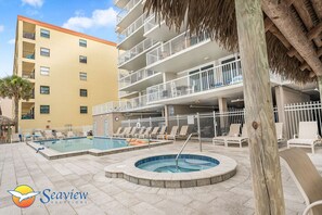 Pool - Wake Up to Gulf Views|2BR 2BA at Seaview 201| 10% off 7+ days (Madeira Beach)