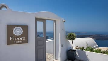 Entrada de la propiedad