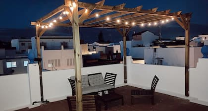 Magical 5 bedroom Vacation home with Large Terrace 12min driving from the beach!