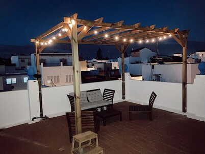 Magical 5 bedroom Vacation home with Large Terrace 12min driving from the beach!