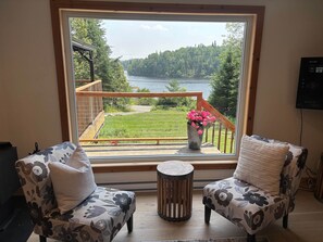 Smart TV, fireplace, video games, foosball