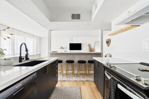 Fridge, microwave, oven, stovetop - NEW Heated Pool King bed Tulum inspired Home (Scottsdale)