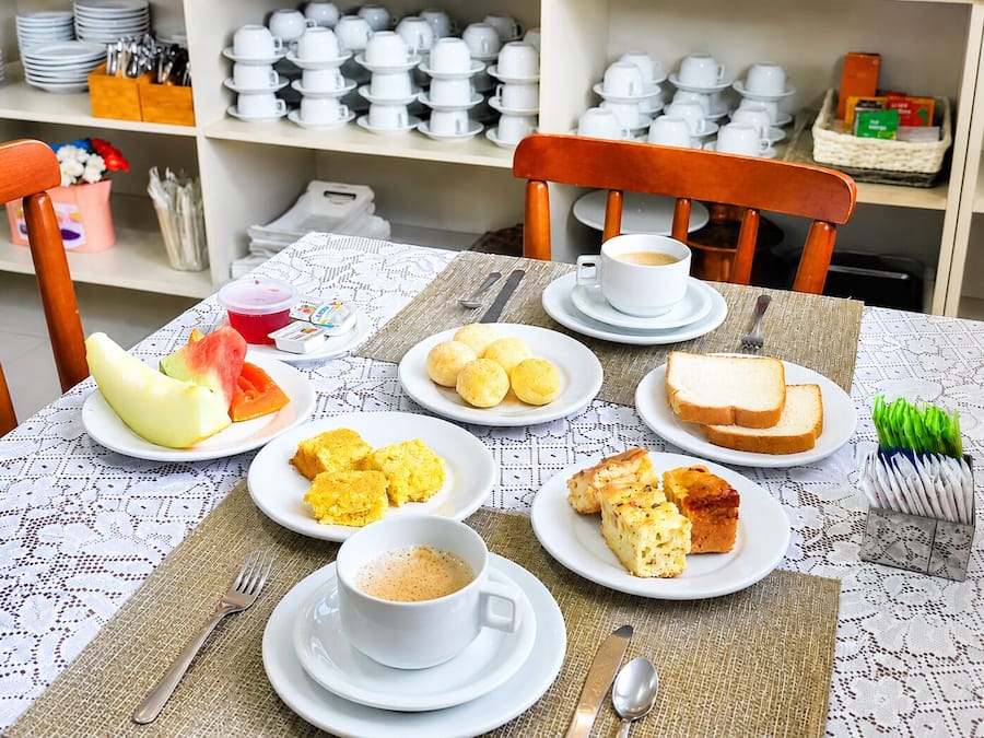 Free daily buffet breakfast