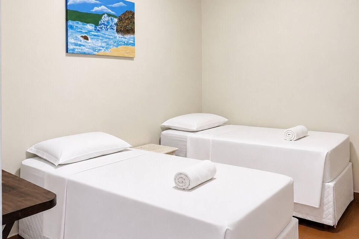 單人房 | 低過敏寢具、免費無線上網、床單