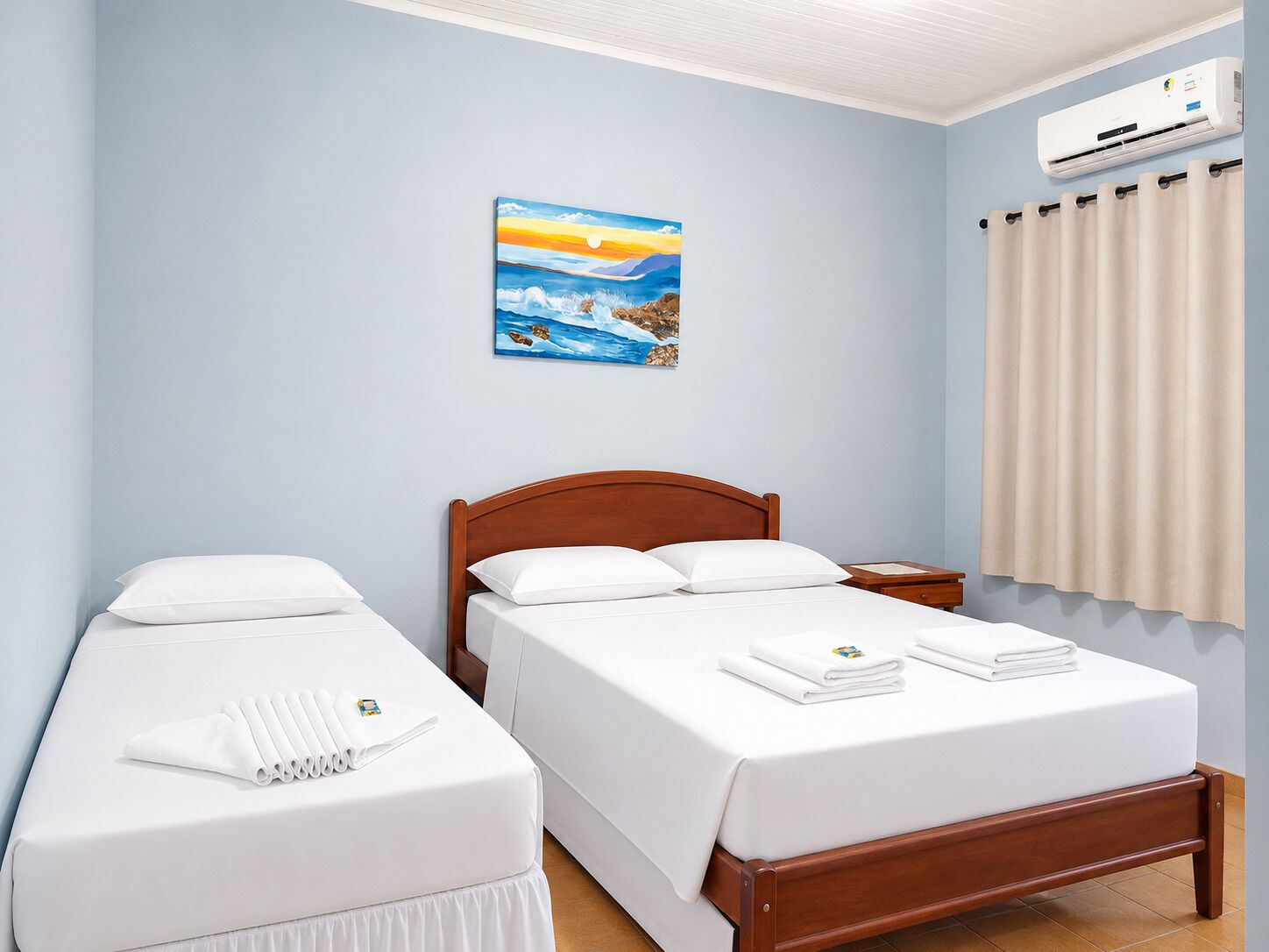 Traditional Triple Room | Hypo-allergenic bedding, free WiFi, bed sheets