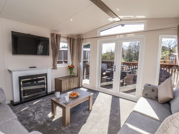 Living area - Honeysuckle Lodge (Saltburn-by-the-Sea)