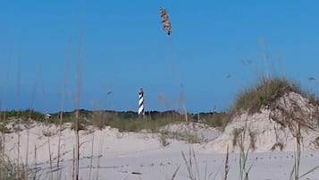 Sun-loungers, beach towels