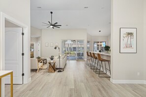 Interior - Stunning villa with heated saltwater pool, 4 bedrooms, 2 bathrooms and office. (Cape Coral)