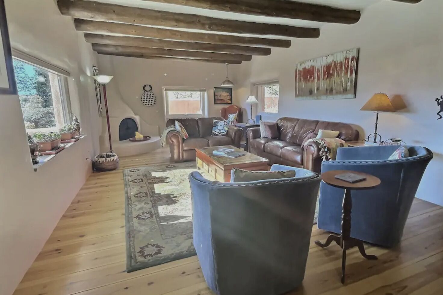 Rock Art Retreat—A gorgeous estate full of petroglyphs and colorful artwork.