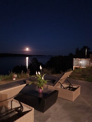 Terrace/patio - Skärgårdsvilla & Stuga, Bastu spa 30 min Stockholm (Stockholms län)