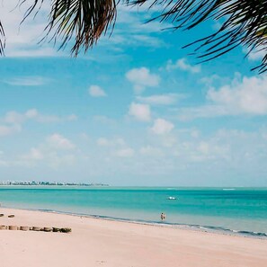 On the beach, white sand, 5 beach bars - Flat Gold Get One - João Pessoa (João Pessoa)