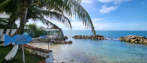 Sun loungers, beach towels