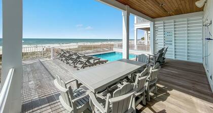 BEACHFRONT, LUXURY HOUSE, PRIVATE POOL!