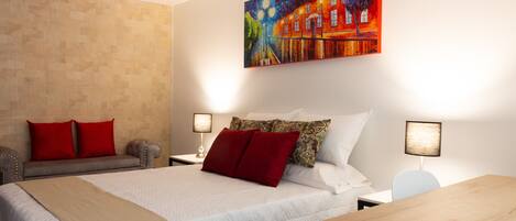 2 chambres, bureau, Wi-Fi gratuit, draps fournis