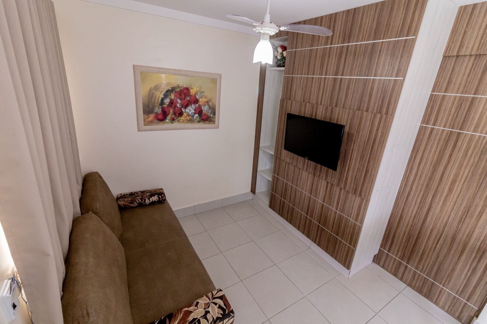 Apartment | Living area | 32-inch LED TV with cable channels