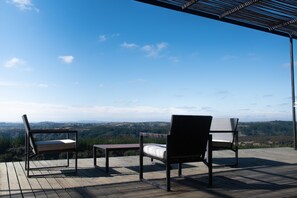 Terrace/patio - Casa Vista Panoramica con Hottub - Ideal Parejas. Escape y Relajo (Matanzas)