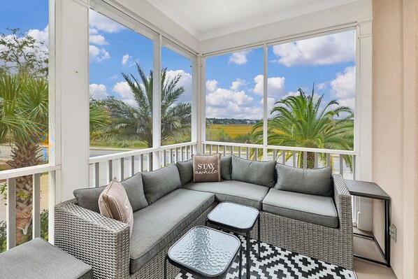 Property grounds - Marsh View on East Beach (St. Simons Island)